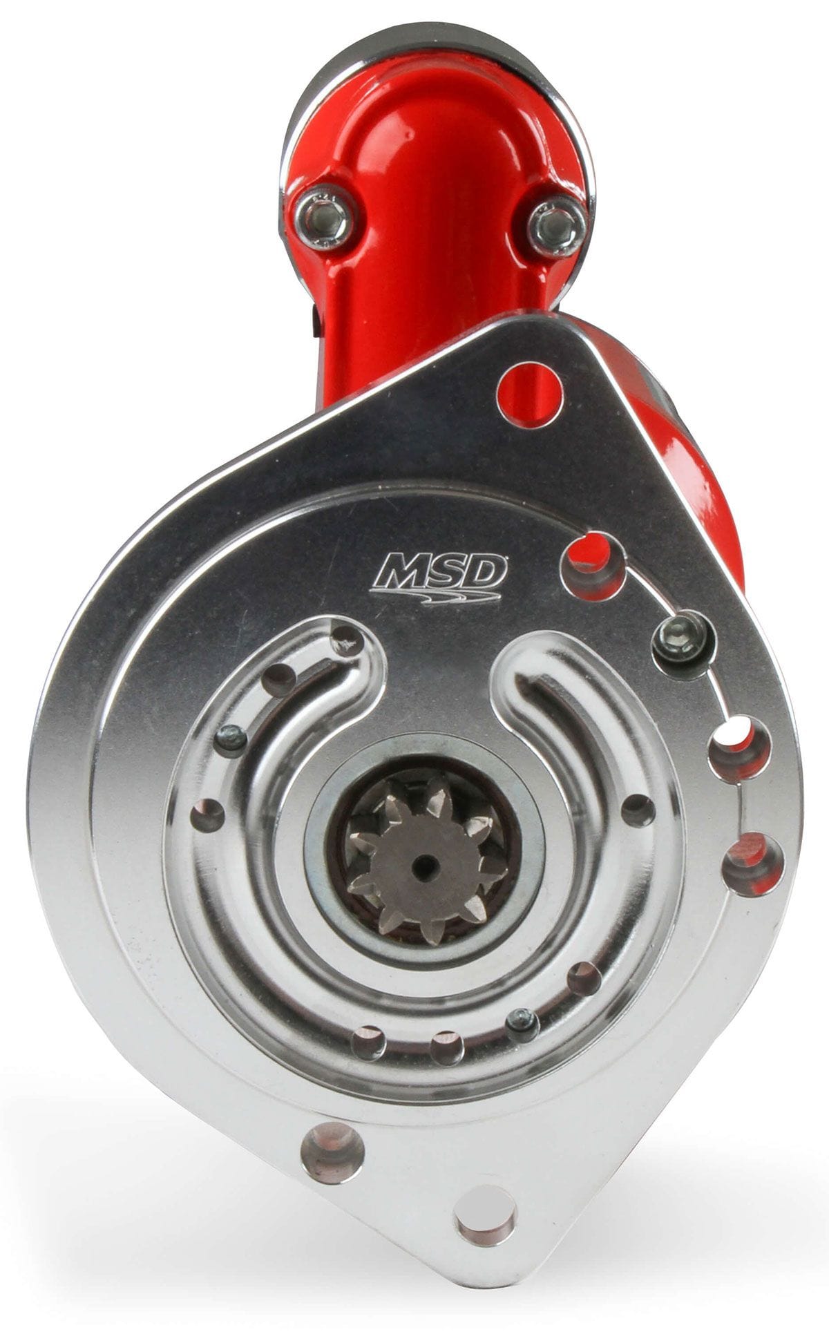 MSD 3hp Mini, Red Powder-coat, Suit Ford 289-351W Auto Transmission MSD DynaForce Starter Motor MSD5090 SR