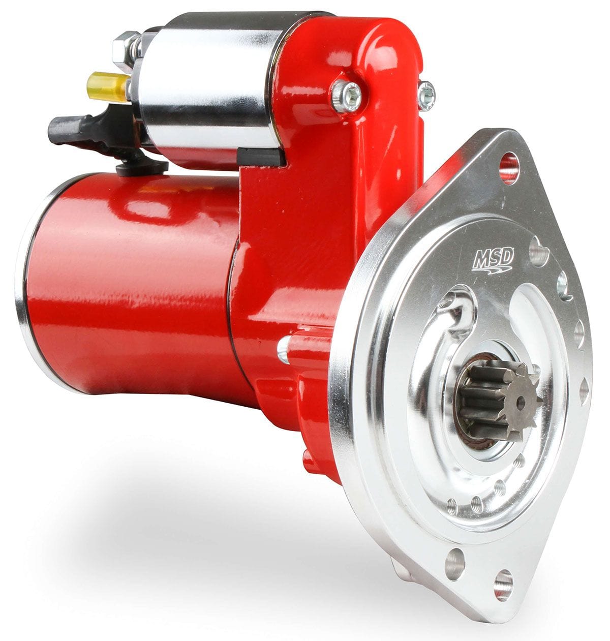 MSD 3hp Mini, Red Powder-coat, Suit Ford 289-351W Auto Transmission MSD DynaForce Starter Motor MSD5090 SR