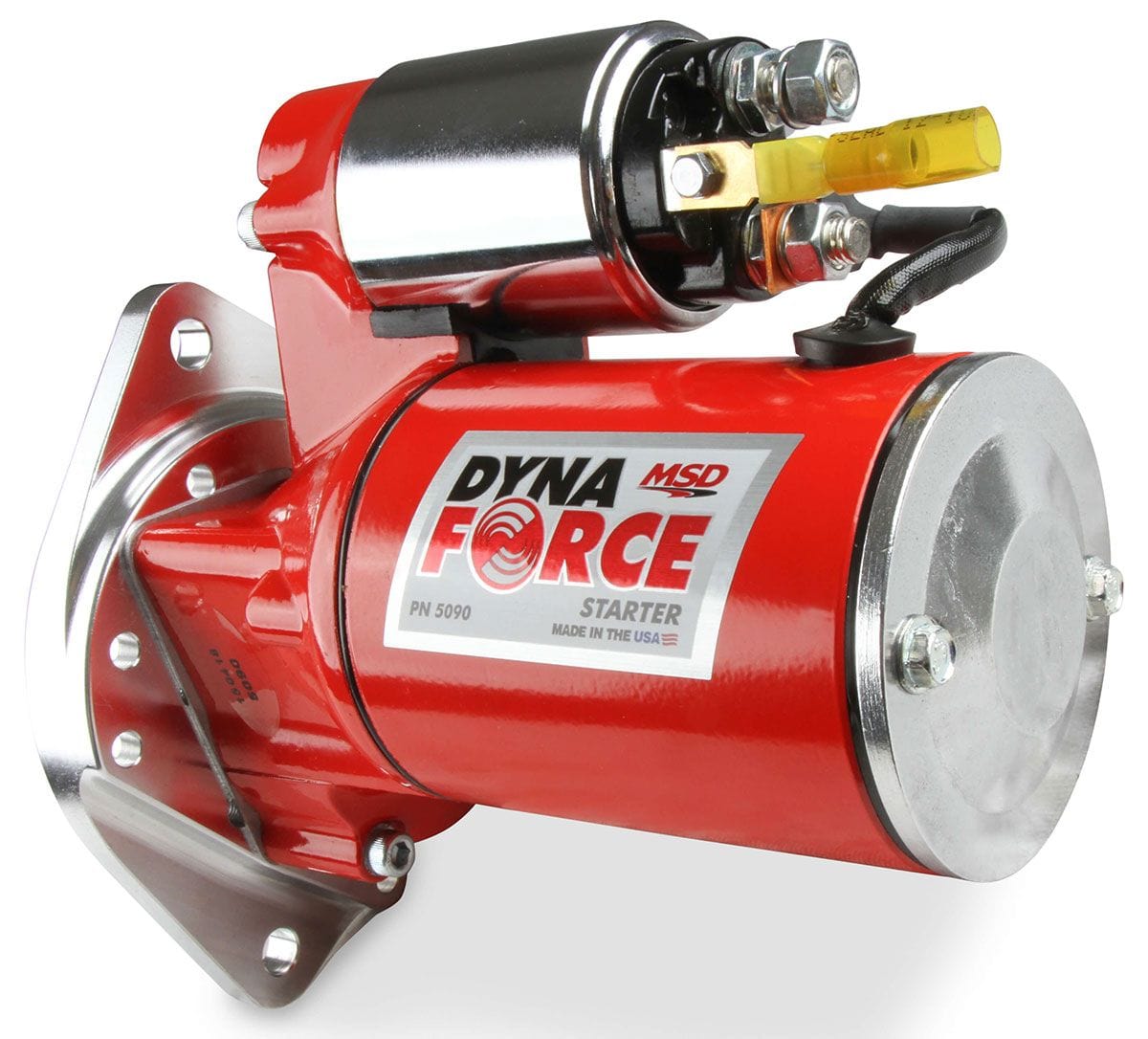 MSD 3hp Mini, Red Powder-coat, Suit Ford 289-351W Auto Transmission MSD DynaForce Starter Motor MSD5090 SR