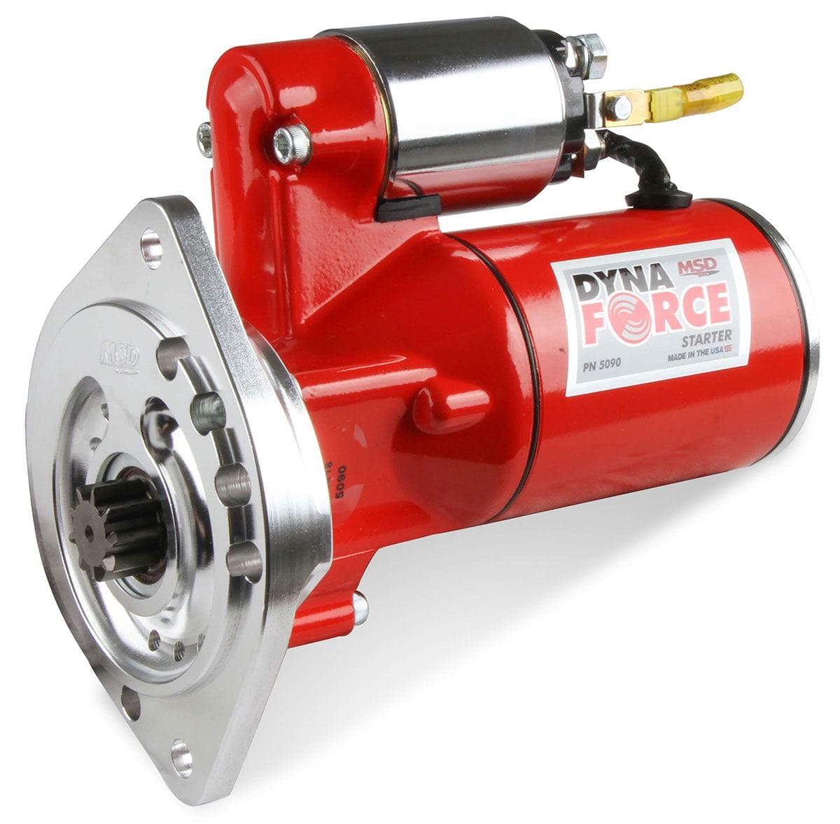 MSD 3hp Mini, Red Powder-coat, Suit Ford 289-351W Auto Transmission MSD DynaForce Starter Motor MSD5090 SR