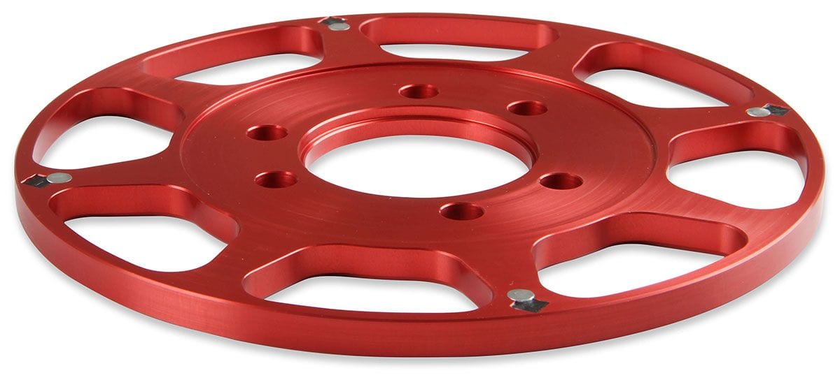 MSD Big Block Chevy, with 8" Harmonic Balancer, Red Anodised Billet Alumi MSD Flying Magnet Crank Trigger MSD8620 SR