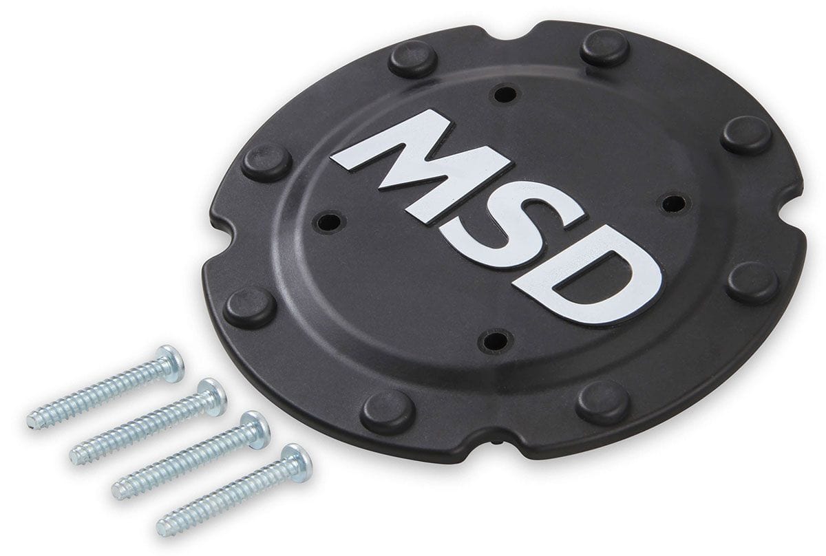 MSD Black Finish, Band Clamp Mount, CCW Rotation MSD Pro Mag 44 AMP Magneto With 5" Pro Cap MSD81407 SR