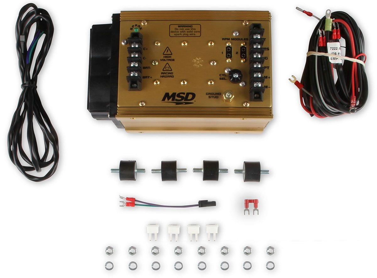 MSD Capacitive Discharge, 2 Step Rev Control, suitable for Racing Applica MSD 7AL-2 Plus Ignition Control MSD7222 SR