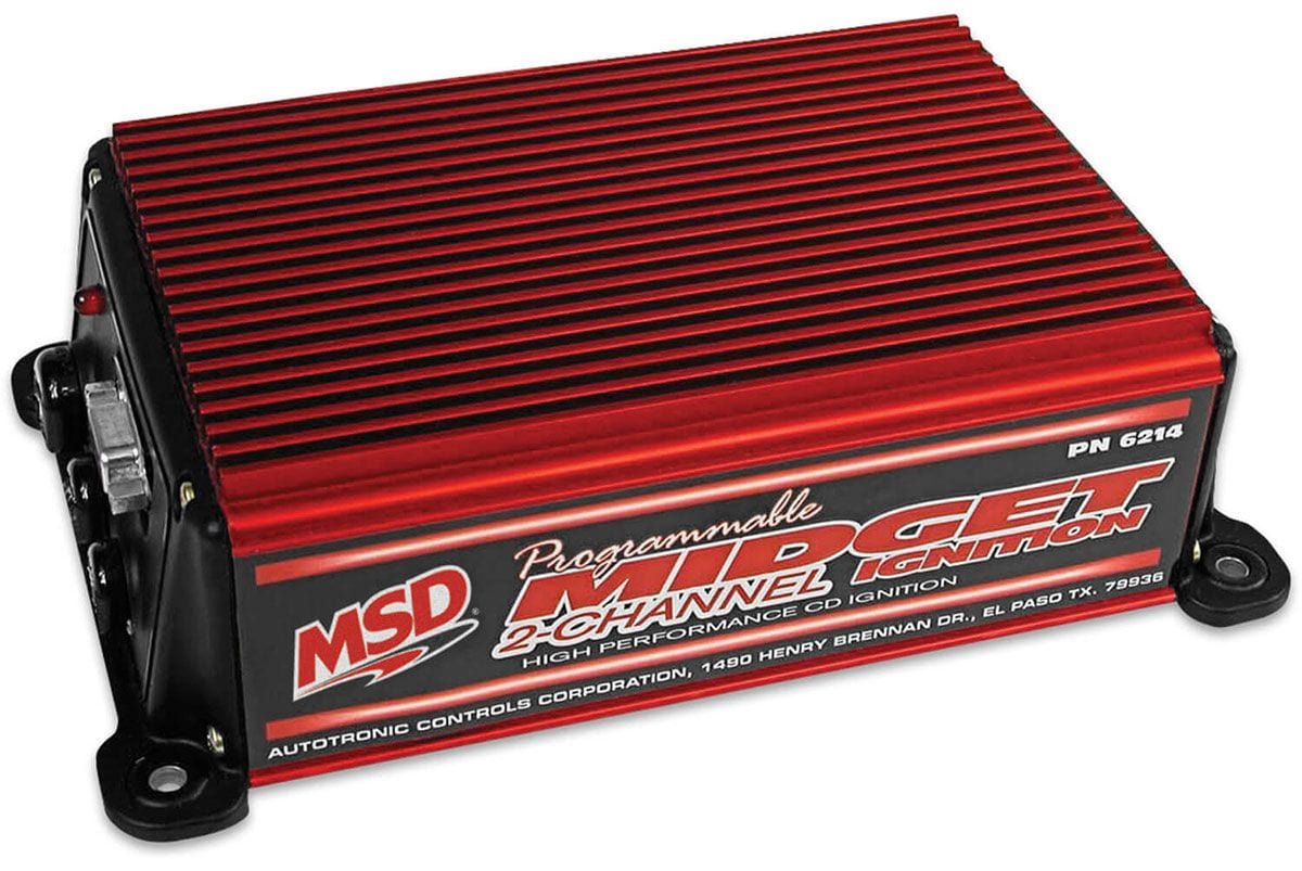 MSD Capacitive Discharge, Programmable, Plot 2 Timing curves MSD Programmable Midget Ignition MSD6214 SR
