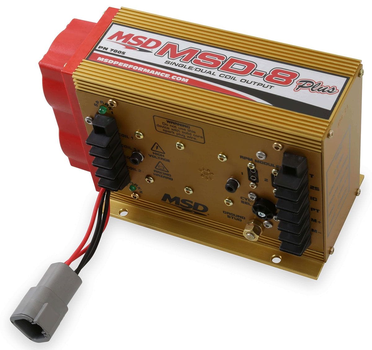 MSD Capacitive/Inductive discharge, w/2 Step Rev Control MSD MSD 8-Plus Ignition Control MSD7805 SR