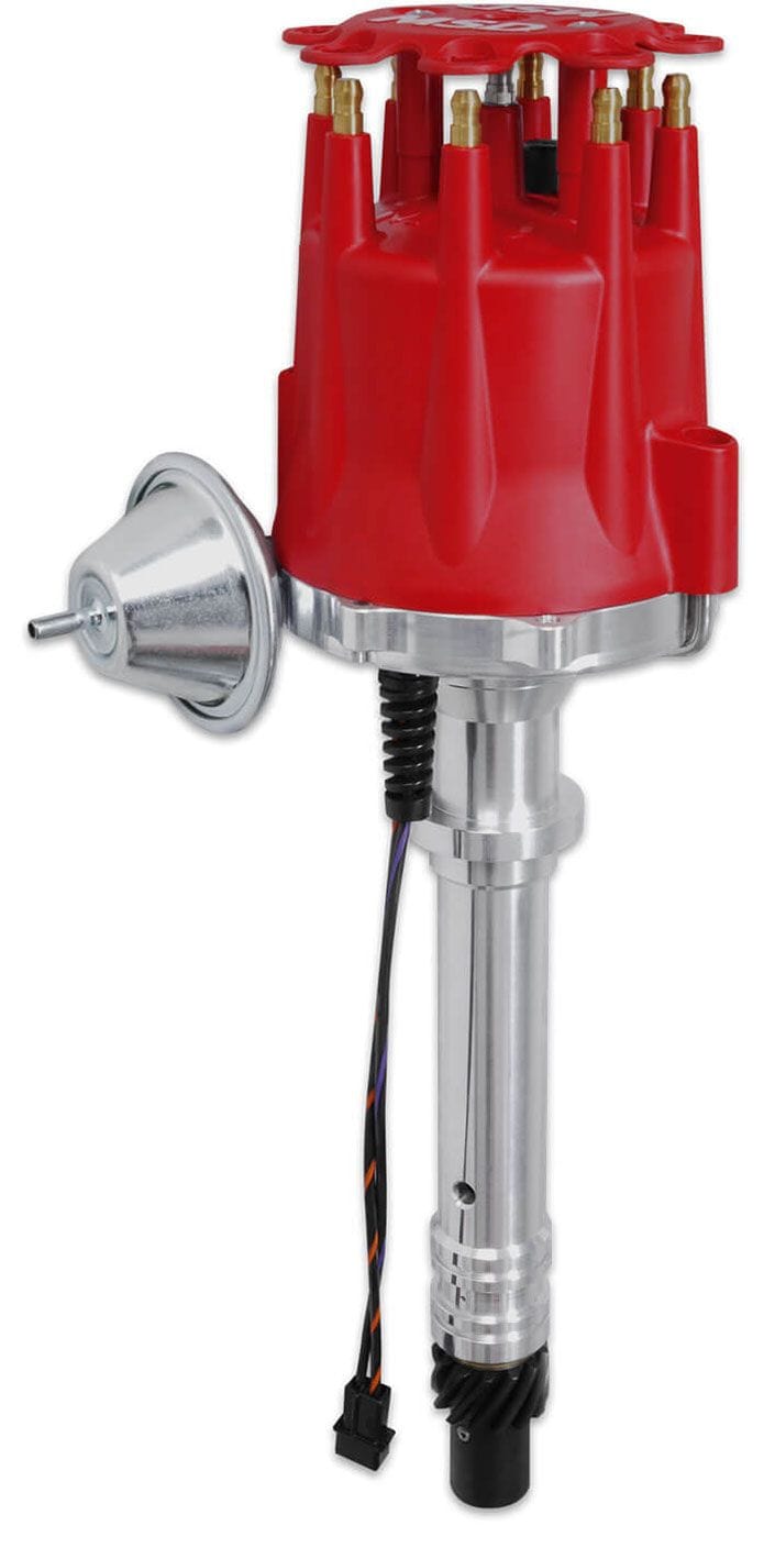 MSD Chevy Small/Big Block, Magnetic Pickup, Vacuum Advance MSD Pro-Billet Street Distributors MSD8361 SR