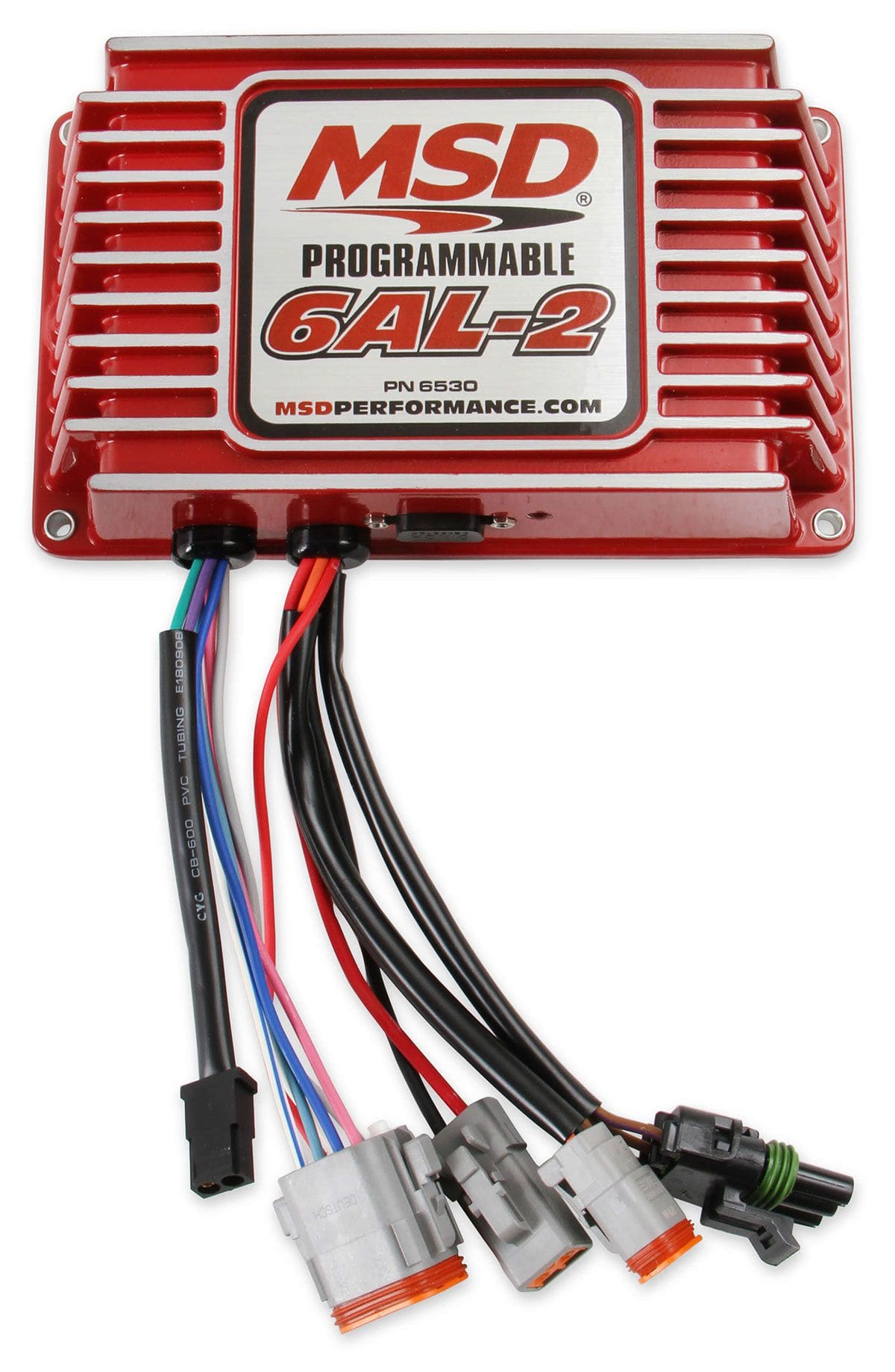 MSD Digital, Capacitive Discharge, Rev-Limiter, Laptop Programmable Timin MSD Digital Programmable 6AL-2 - Red MSD6530 SR