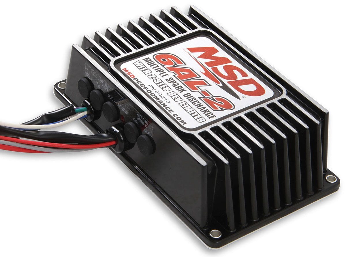 MSD Digital Capacitive Discharge with Rev-Limiter MSD 6AL-2 Ignition Control - Black MSD64213 SR