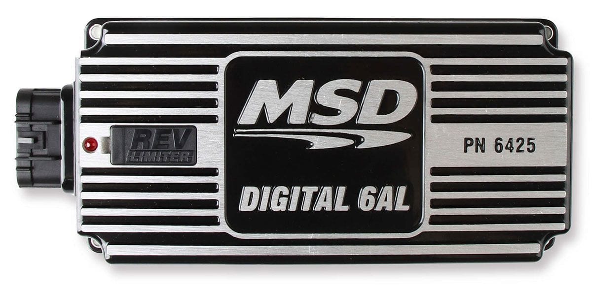 MSD Digital Capacitive Discharge With Rev Limiter MSD 6AL Ignition Control - Black MSD64253 SR