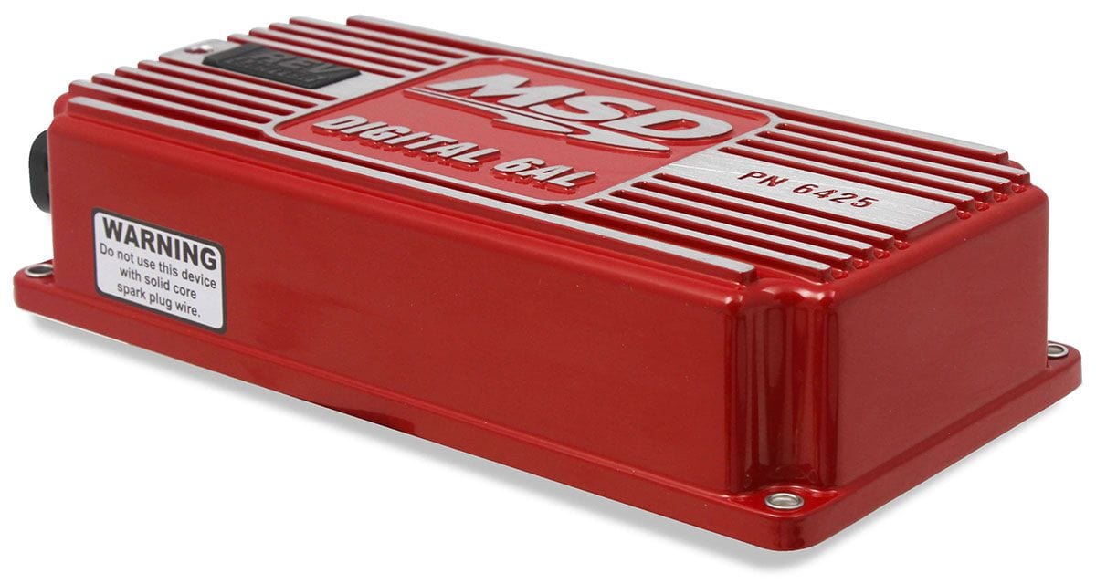 MSD Digital Capacitive Discharge With Rev Limiter MSD 6AL Ignition Control - Red MSD6425 SR