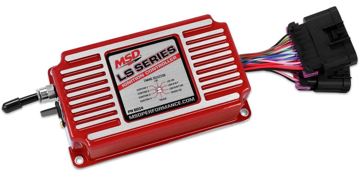 MSD For Use With 24X, 58X trigger engines & Carburettor Or Fuel Injected MSD LS Ignition Controller - Red MSD6014 SR