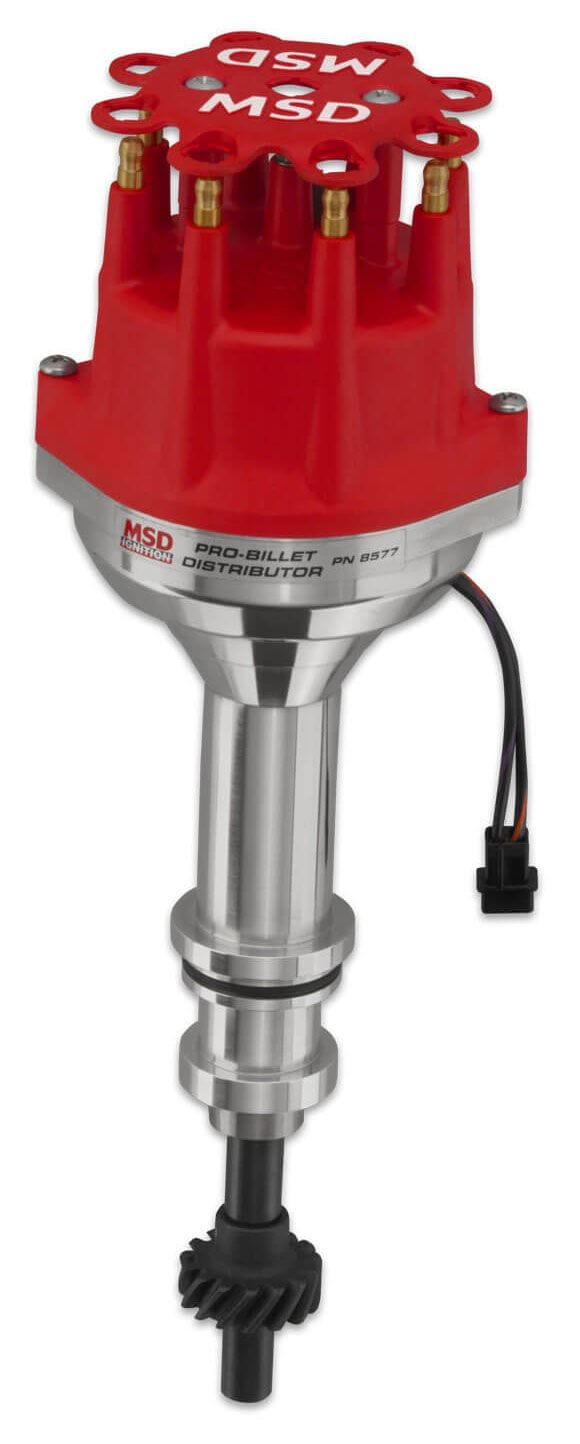 MSD Ford 302-351C, 351M, 400, 429, 460, Small Base, Magnetic Trigger, MSD Pro-Billet Distributor MSD8577 SR