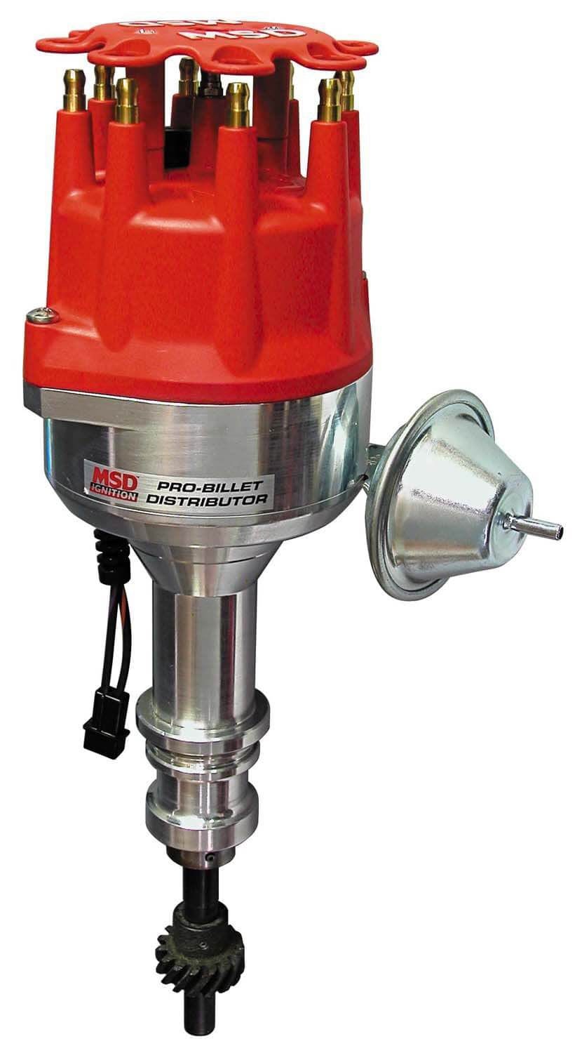 MSD Ford 302/351C-429/460, Magnetic Trigger, Vacuum Advance MSD Pro-Billet Street Distributor MSD8477 SR