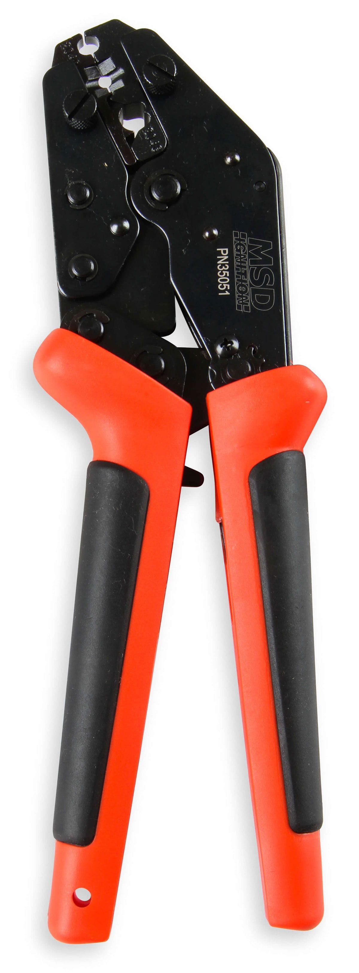 MSD Ignition Lead Crimping Tool, Suit 8 - 8.5mm lead, Ratchet, Removable MSD Pro-Crimp Tool MSD35051 SR
