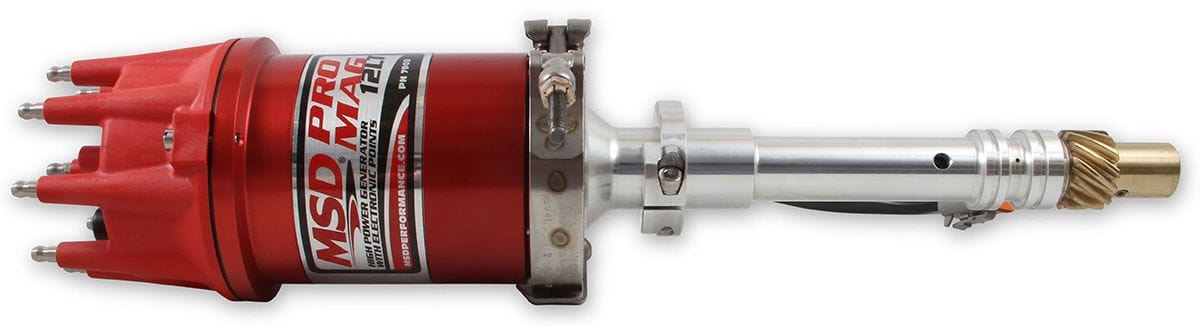 MSD SB/BB Chevy, 12 Amp Magneto, Lightweight, Bronze Gear MSD Pro Mag 12LT Magneto MSD7908 SR