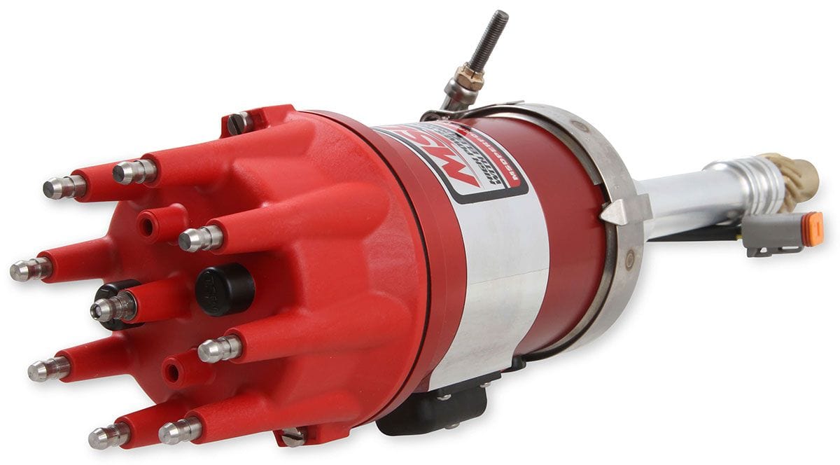 MSD SB/BB Chevy, 12 Amp Magneto, Lightweight, Bronze Gear MSD Pro Mag 12LT Magneto MSD7908 SR