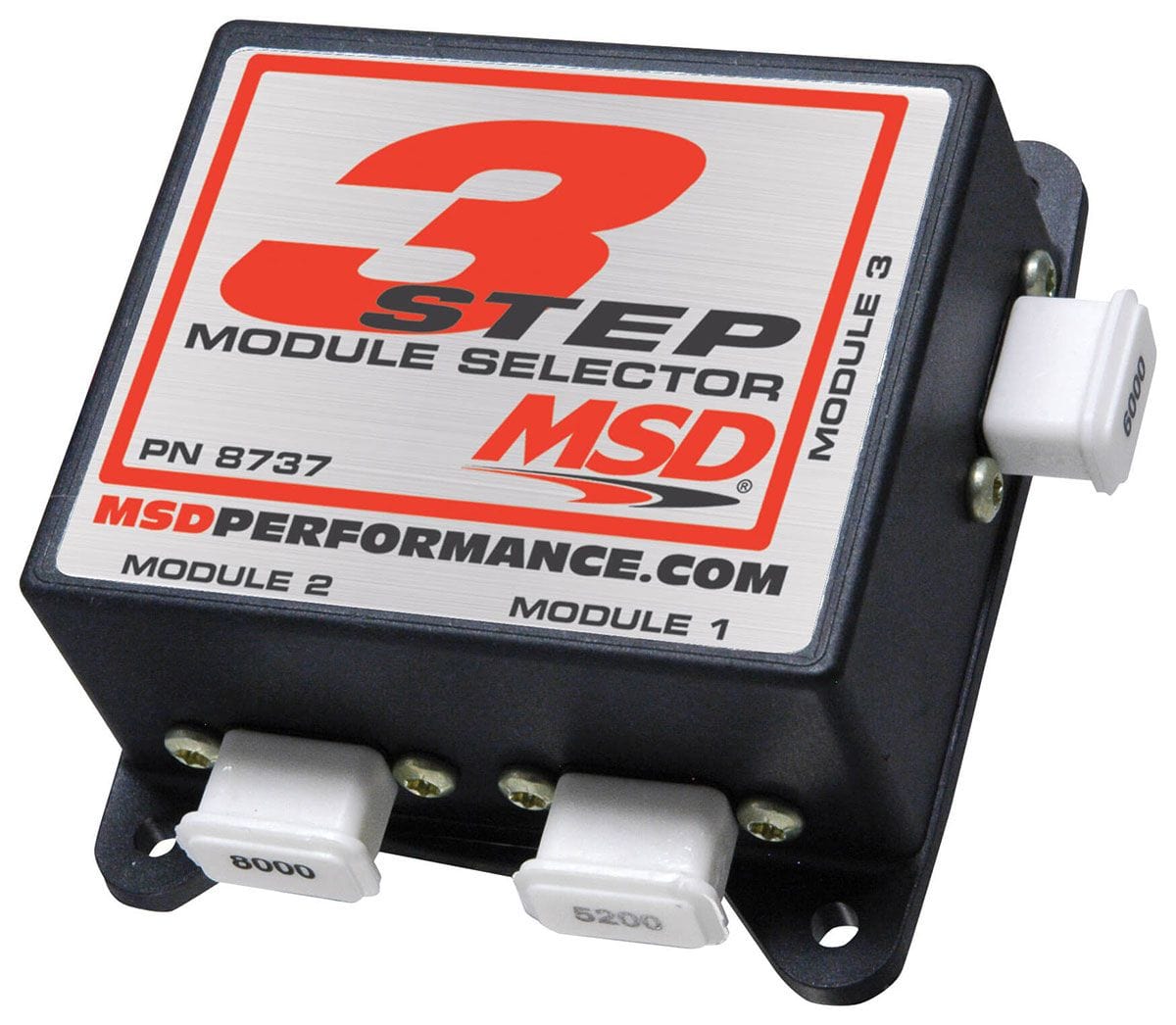 MSD Set 3 RPM limits; Burnout rev limiter, Launch rev limiter, Top End re MSD Three Step Module Selector MSD8737 SR