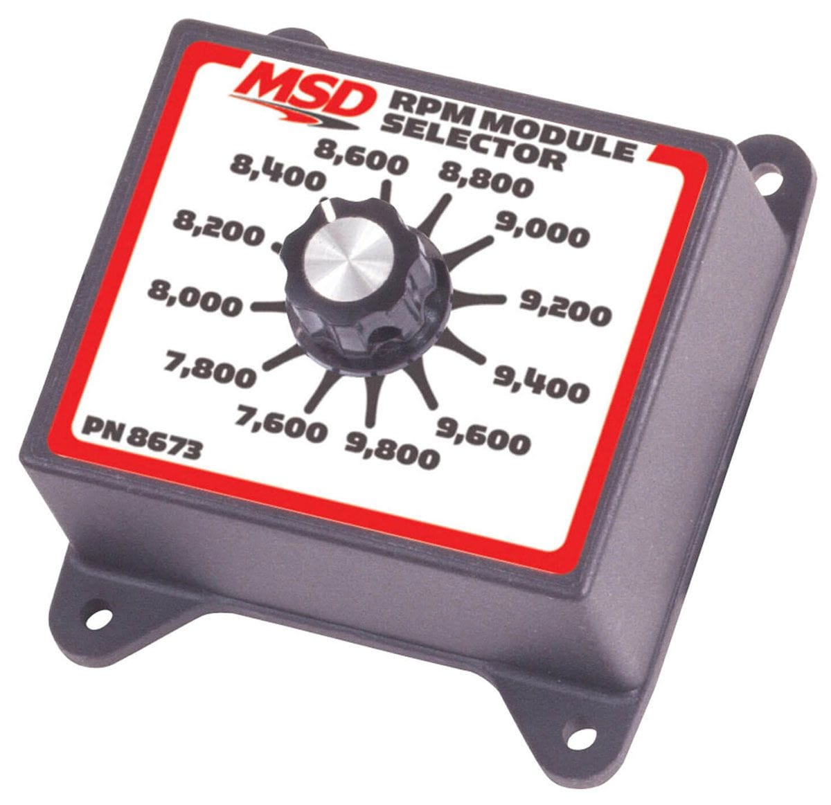 MSD Soft Touch Rev Limiter, 7,600-9,800 rpm, 200 rpm Increments MSD RPM Module Selector MSD8673 SR