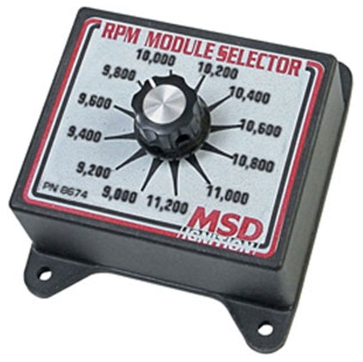 MSD Soft Touch Rev Limiter, 9,000-11,200 rpm, 200 rpm Increments MSD RPM Module Selector MSD8674 SR