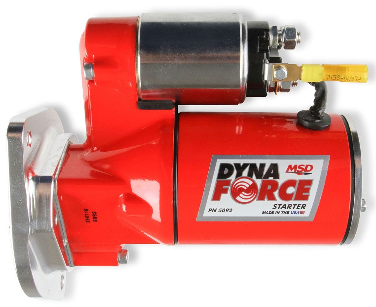 MSD Suit 351M-400, BB Ford 429-460, 3 HP MSD DynaForce Starter Motor MSD5092 SR
