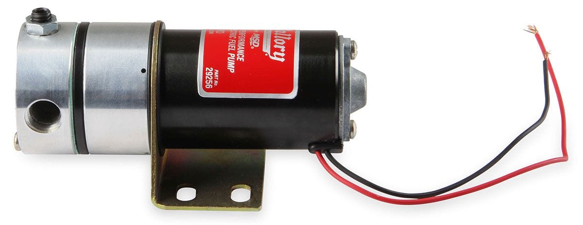 MSD Suit Carburettor Petrol Engines Only With No Regulator MSD Mallory 110 GPH Competition Electric Fuel Pump MSD29256 SR