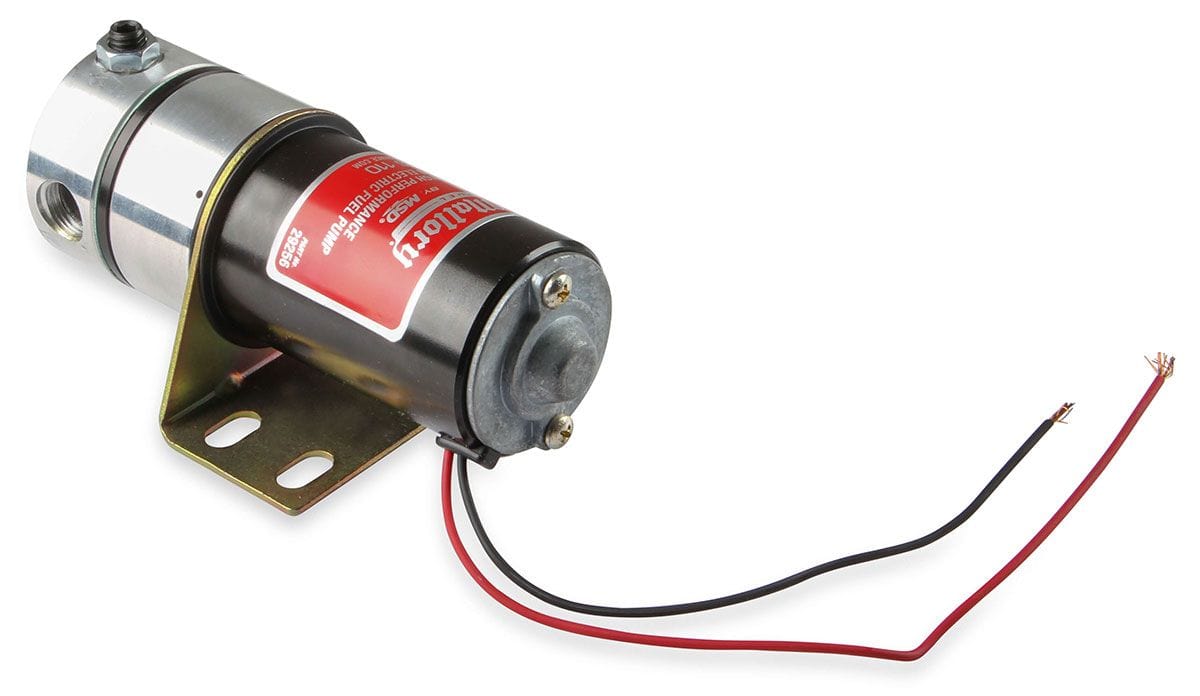 MSD Suit Carburettor Petrol Engines Only With No Regulator MSD Mallory 110 GPH Competition Electric Fuel Pump MSD29256 SR
