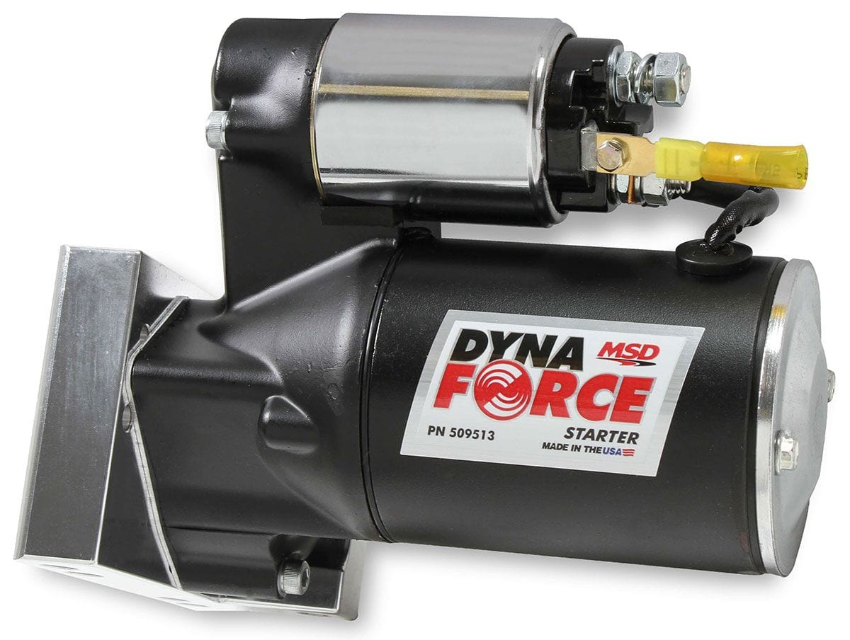 MSD Suit SB & BB Chev 168 Tooth Staggered Mount MSD DynaForce Starter Motor MSD50951 SR