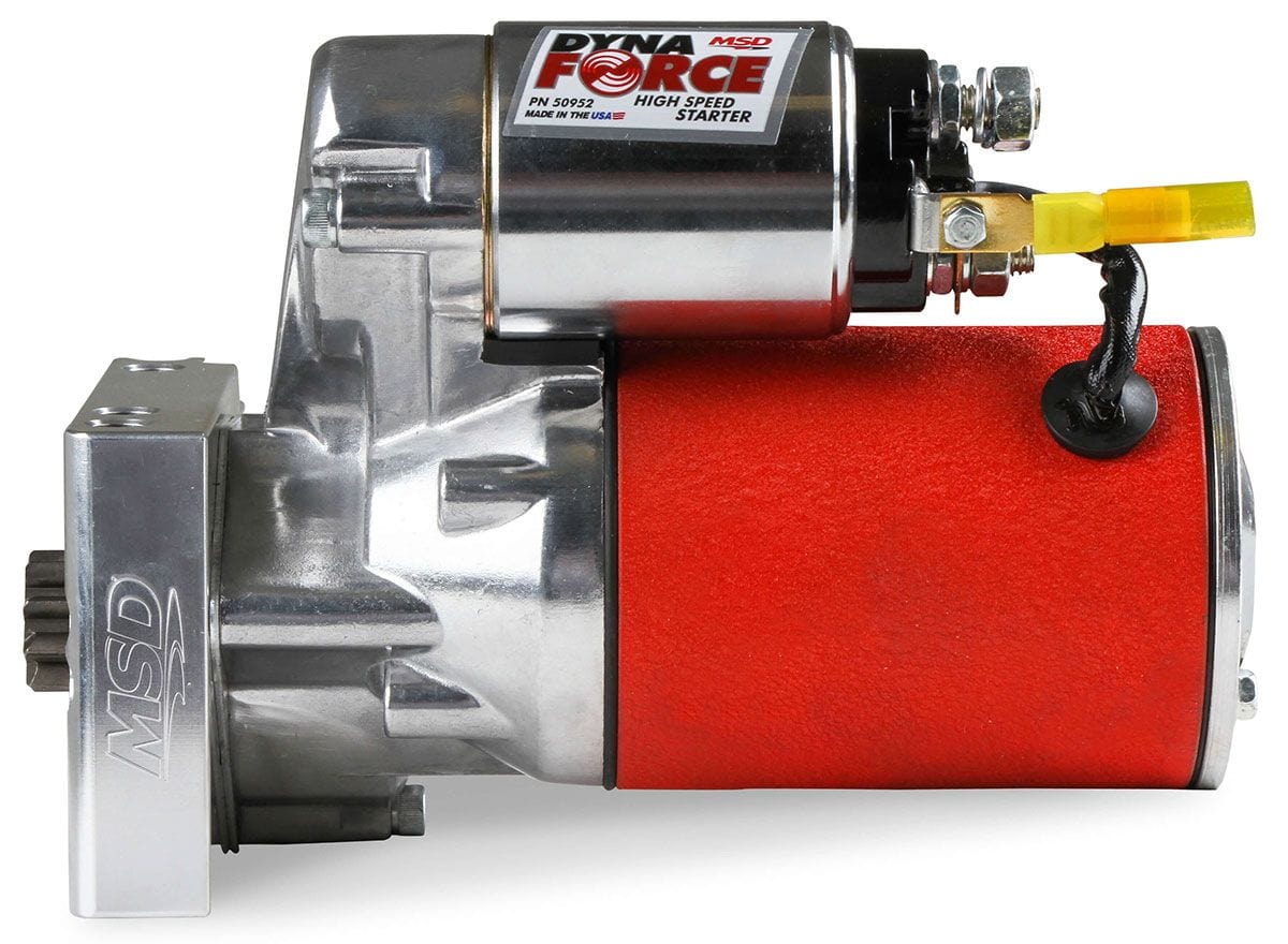 MSD Suit SB & BB Chev MSD High Speed DynaForce Starter Motor MSD50952 SR