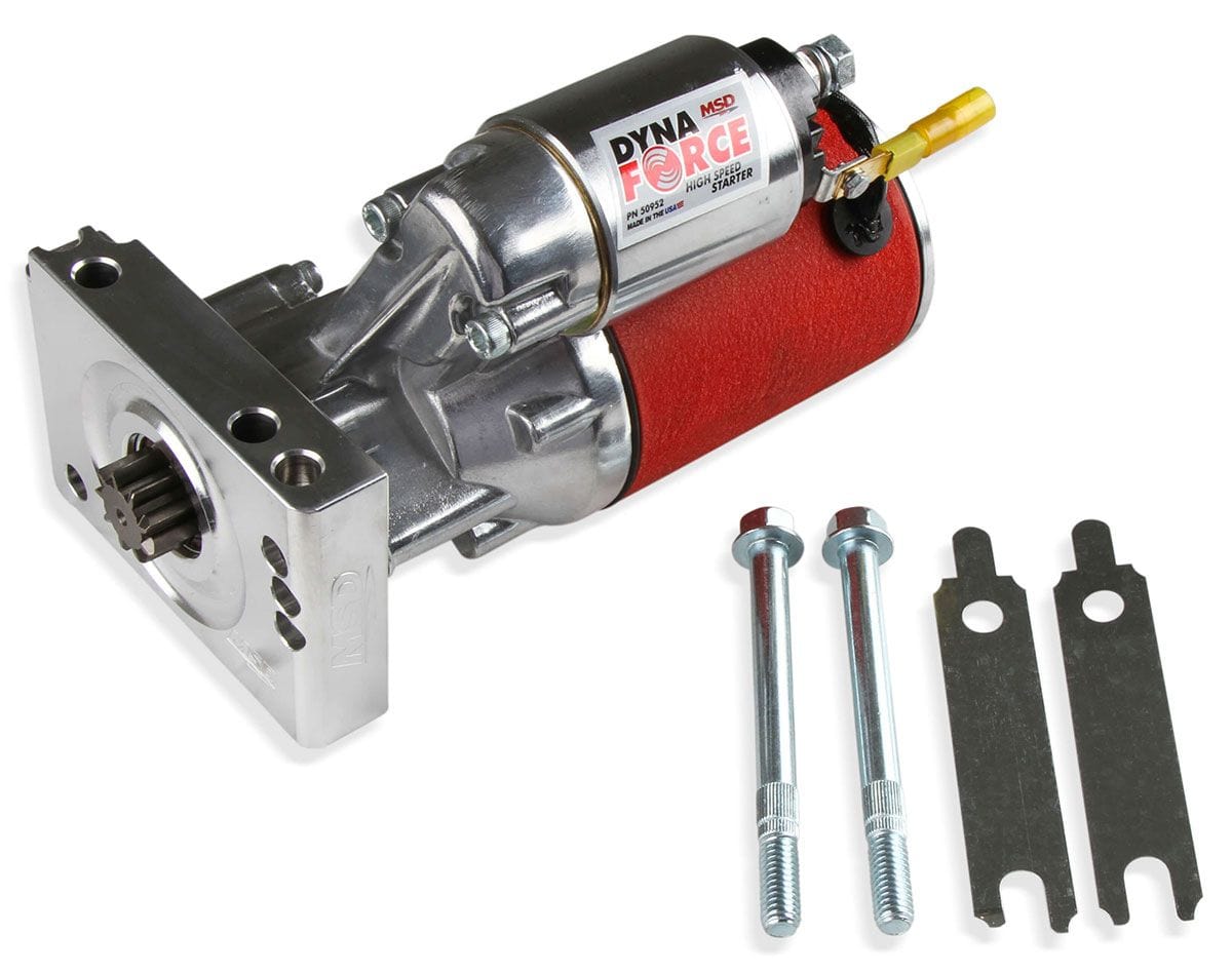 MSD Suit SB & BB Chev MSD High Speed DynaForce Starter Motor MSD50952 SR