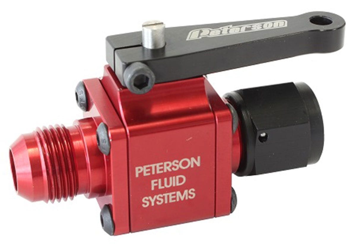 PFS -6 AN Male To -6 AN Female Peterson Fluid Systems Small Body Inline Ball Valve PFS09-0903 SR
