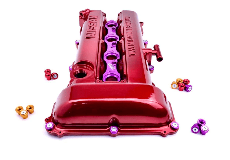 Platinum Racing Products ENGINE COMPONENTS PRP Nissan Silvia SR20 Rocker Cover Dress Up Bolt Kit - Black SR