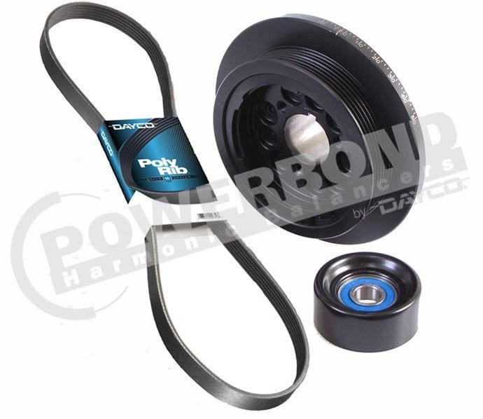 POWERBOND Suit Holden Commodore Sep 09 to Apr 13 VE 3.6L V6, 20% Underdriven Powerbond Pulley Underdrive Kit PBK017 SR