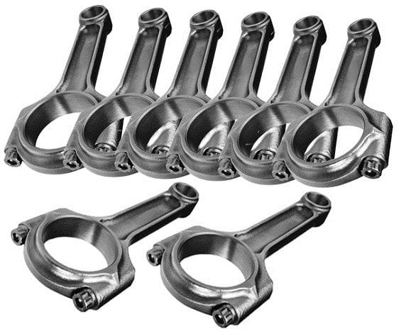 SCAT BB Chevy, 6.135" length Scat Pro Stock 4340 Forged I-Beam Conrods SC2-ICR6135P SR