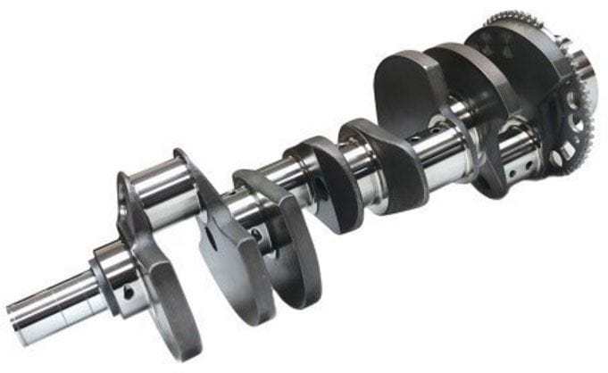 SCAT Chev LS Series, 3.622" stroke, use 6.125" Rods, 24 Tooth Reluctor Whe Scat Forged 4340 Standard Weight Crankshaft SC4LS13622612524 SR