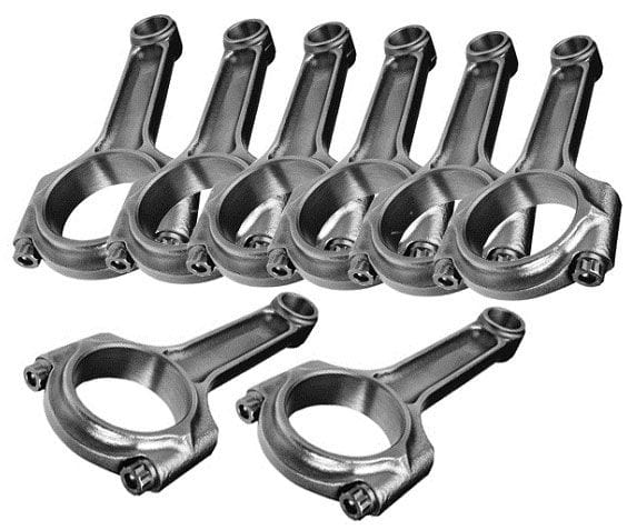 SCAT SB SJ Chevy, 5.700" length Scat Pro Stock 4340 Forged I-Beam Conrods SC2-ICR5700200P SR
