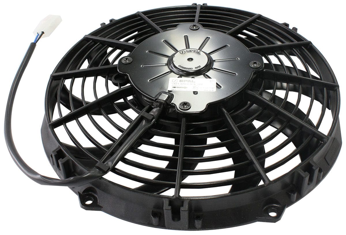 SPAL Cooling SPEF3527 9" Electric Thermo Fan 590 cfm - Pusher Type With Curved Blades SPEF3527 SR