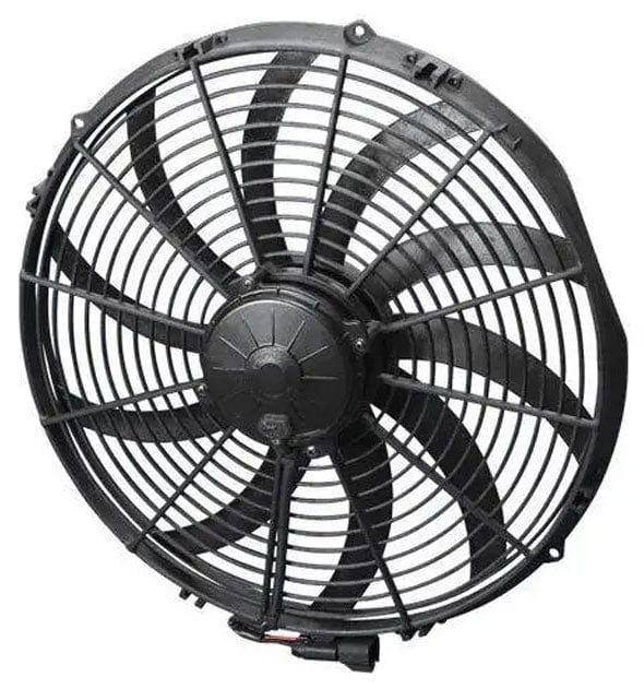 SPAL Cooling SPEF3634 16" Extreme Electric Thermo Fan 3000 cfm - Puller Type With Curved Blades, 26amp SR