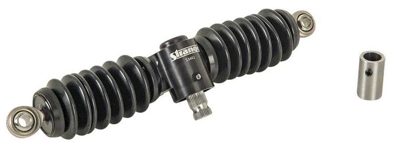 STRANGE 12:1 Ratio (2.25 lbs.) Strange Black Stiletto Dragster Rack & Pinion STS3442 SR
