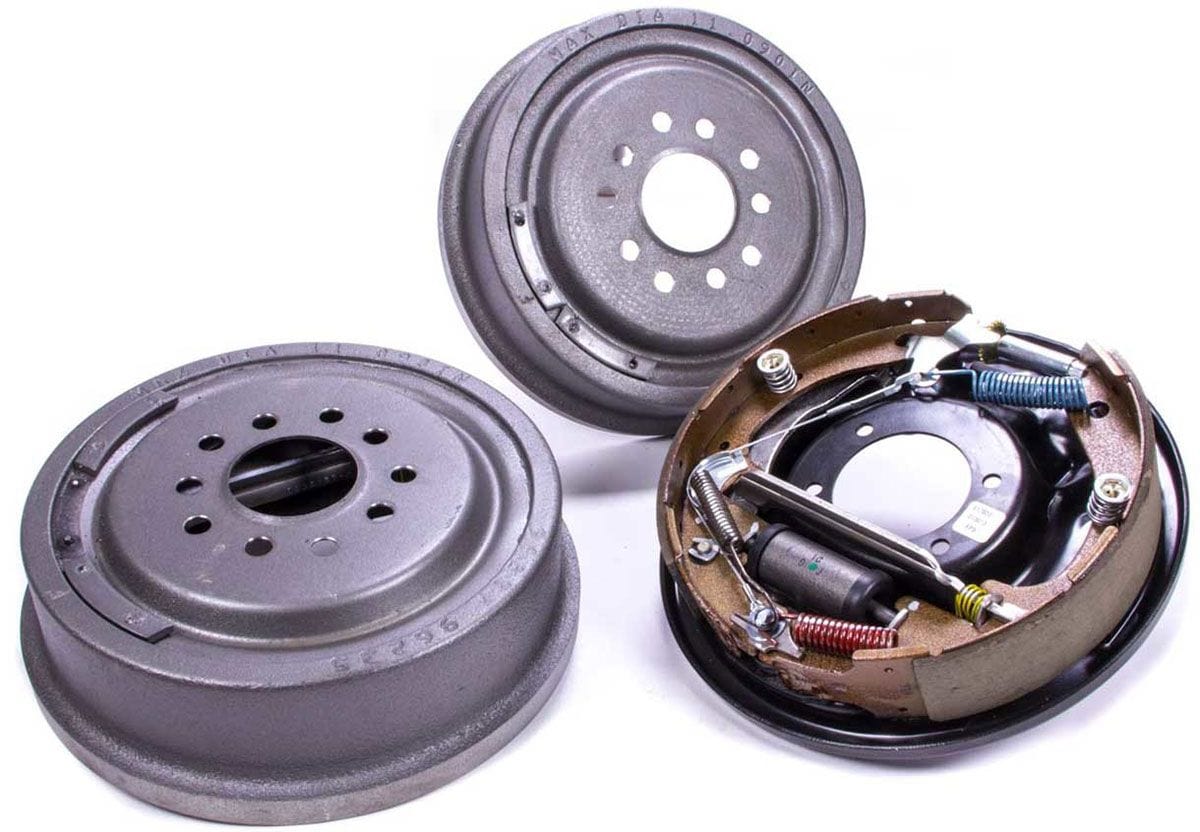STRANGE Suit 11" Late Big Ford Housing Ends Strange Drum Brake Kit STB1606 SR