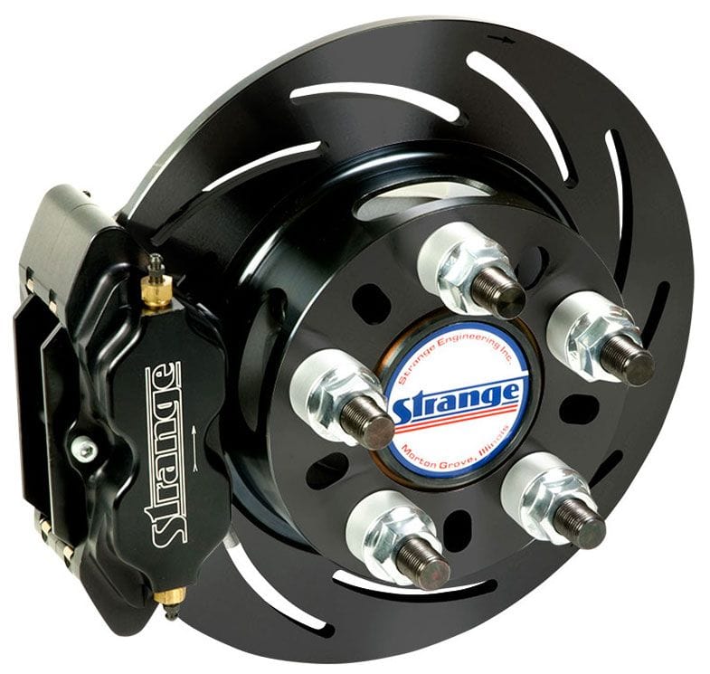 STRANGE Suit Early Big Ford Housing Ends, 2.50" Offset, Soft Pads Strange Rear Brake Kit 11.25" (Steel Rotor) STB1707WC SR