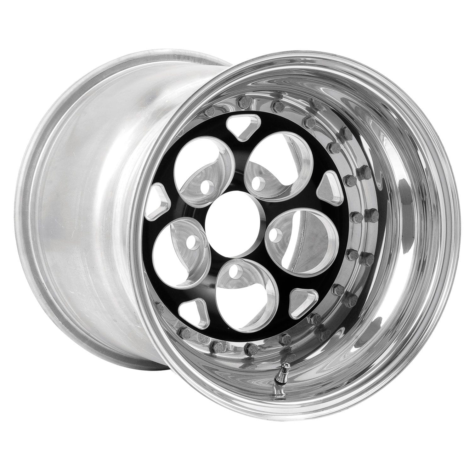 WELD 15" x 10" 4.5" B/S With 5 x 4.75" B/C Weld Racing Magnum III RT Rim - Polished Center WE792P-510278 SR
