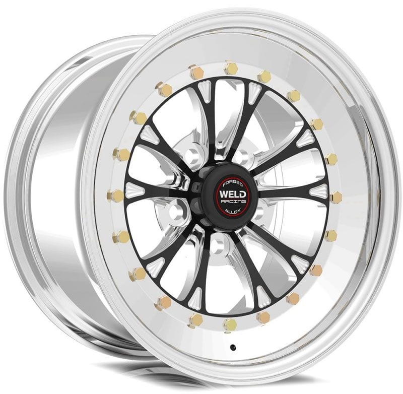 WELD 15" x 8" 3.5" B/S With 5 x 4.75" B/C, Single Bead-Loc Weld Racing Vitesse RT Rim - Black Center WE794B-58276F SR