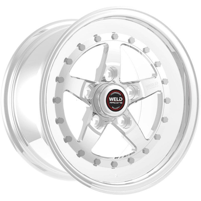 WELD 15" x 8" 4.5" B/S With 5 x 4.5" B/C Weld Racing Weld Star RT - Polished Center WE791P-58208 SR