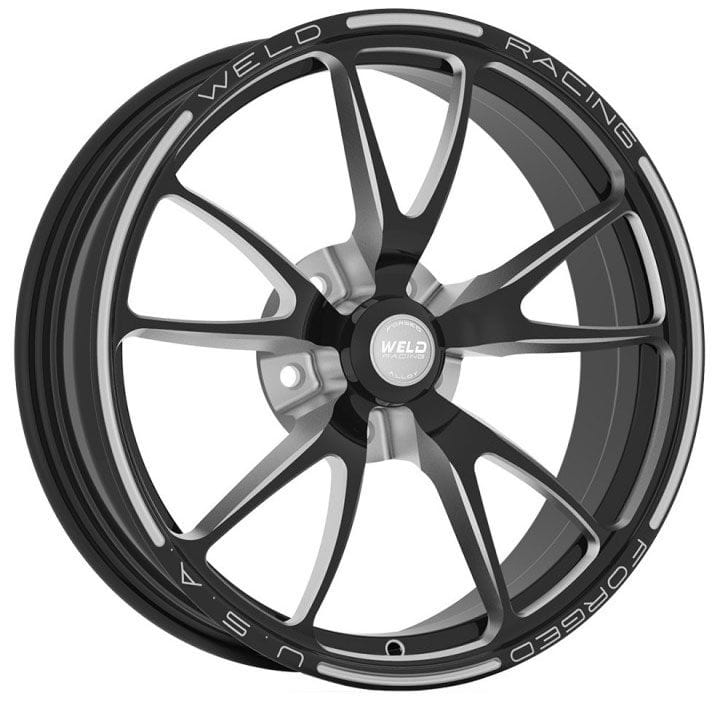 WELD 17" x 2.25" 1.13" B/S Suit Anglia Spindle Mount Weld Racing Full Throttle Drag Front Runner 1-Piece - Black WE782B-17000 SR