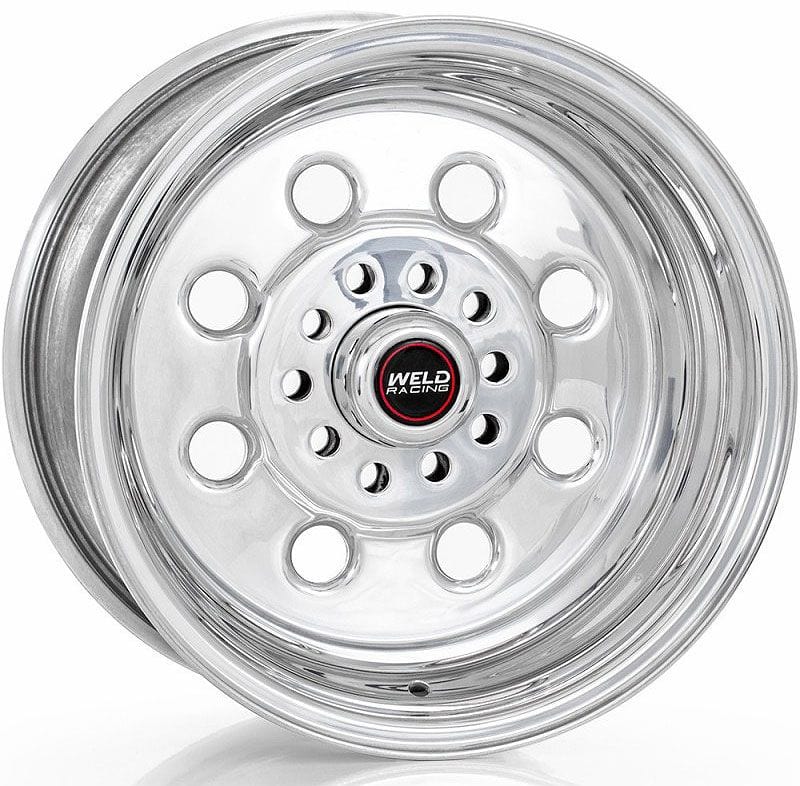 WELD 5 x 4.5/4.75" (Multi-Fit) Bolt Circle with 5.5" Backspace Weld Racing Draglite 15" x 7" Wheel - Polished Finish WE90-57350 SR