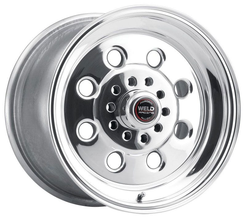 WELD 5 x 4.5/4.75" (Multi-Fit) Bolt Circle with 5.5" Backspace Weld Racing Draglite 15" x 8" Wheel - Polished Finish WE90-58350 SR