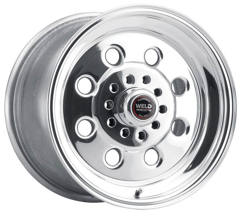 WELD 5 x 4.5/4.75" (Multi-Fit) Bolt Circle with 7.5" Backspace Weld Racing Draglite 15" x 12" Wheel - Polished Finish WE90-512354 SR