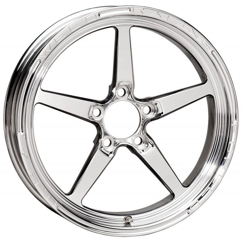 WELD 5 x 4.5" Bolt Circle with 2.25" Backspace Weld Racing AlumaStar 2.0 1-Piece 17 x 4.5" Wheel - Polished Finish WE788-1704204 SR