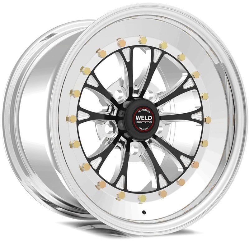 WELD 5 x 4.75" Bolt Circle with 3.5" Backspace Weld Racing RT Vitesse 15 x 7" Wheel, Black WE794B-57276 SR