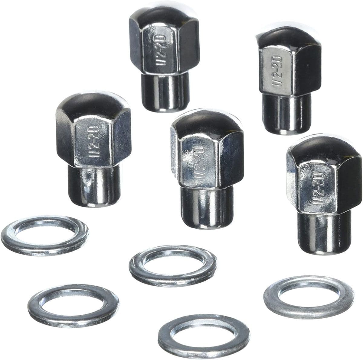 WELD Suit Alumastar, Magnum Drag Wheels (5 Pack) Weld Racing Closed End Wheel Nut and Washer 1/2" WE601-1466 SR